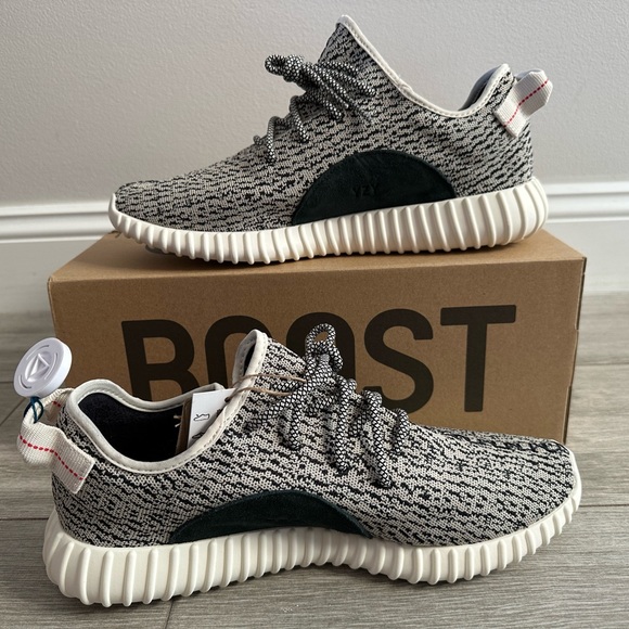 2022 ADIDAS Yeezy Boost 350 Turtle Dove AQ4832 Blue Gray Core White Size 12 NEW - Picture 2 of 13